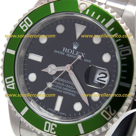 rolex ghiera verde fuori produzione ebay|rolex ghiera verde 50 anniversario.